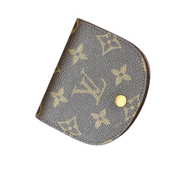 Louis Vuitton Monogrammed Coin Holder in Brown and Gold - Picture 3 of 9